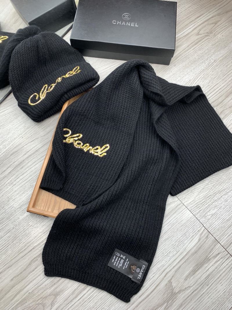 Chanel Caps Scarfs